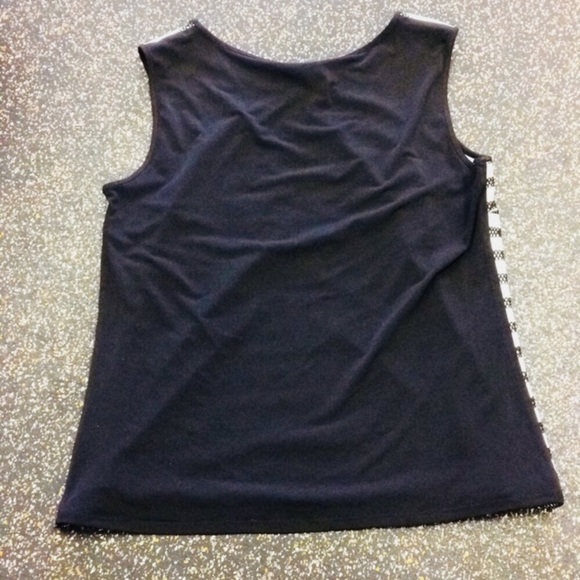 NINE WEST Textured Stripe Tank - Picture 7 of 11